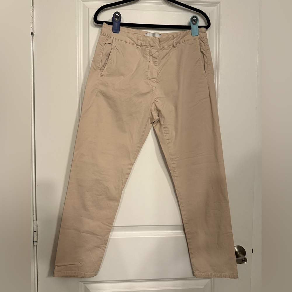 Comme il Faut Beige Tapered Chino Pants EU Size 42